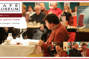 Am 19. Juni 2023 ab 18 Uhr liest Egyd Gstättner aus „Ich bin Kaiser“ im Café Museum Wien. EINTRITT FREI! Also Tisch reservieren, Freund:innen mitnehmen und eine spannende Kaffeehauslesung im Café Museum erleben ❤
