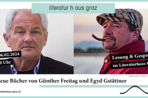 Egyd Gstättner liest aus seinem neuen Buch Der Große Gogo im Literaturhaus Graz am 06. Februar 2024
