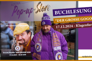 Buchlesung "Der Große Gogo" am 17.12.2024 um 18:30 im Austria Klagenfurt Pop-Up-Store